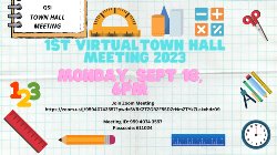 Town hall meeting 9.18.23